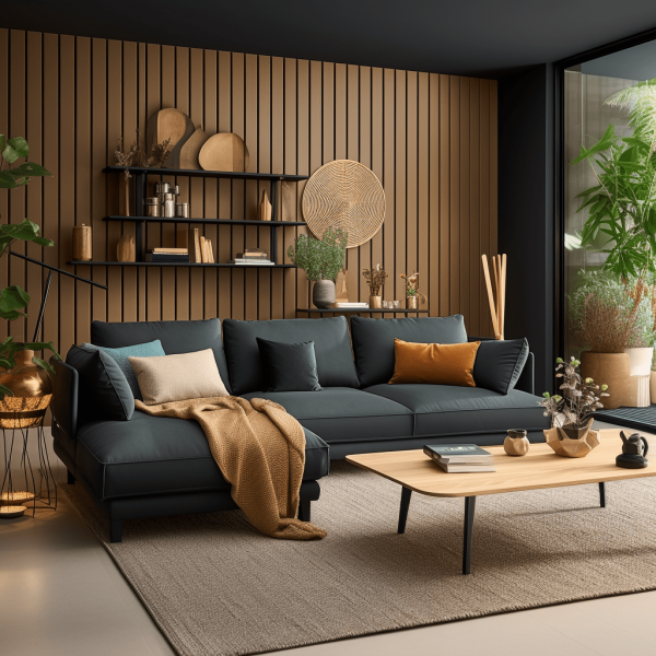 Salon noir et bois : 13 idées pour réussir sa décoration 🖤