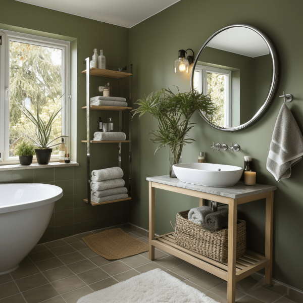 Salle de bain vert olive 19 idées déco à découvrir