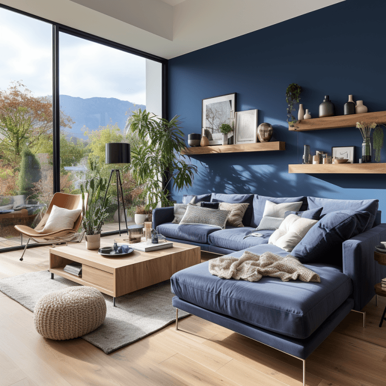 Salon bleu nuit : 19 idées tendances et intemporelles 💙