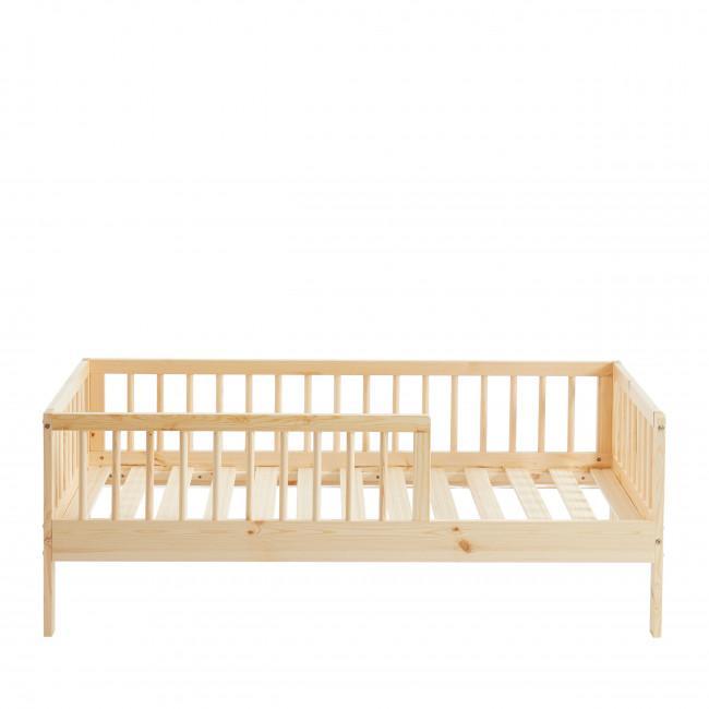 Cadre de lit pour enfant en bois massif 70x140cm - SASHA Bois clair - Drawer