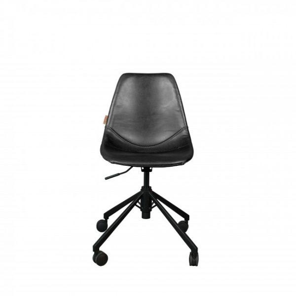Chaise de bureau - FRANKY Noir - Dutchbone