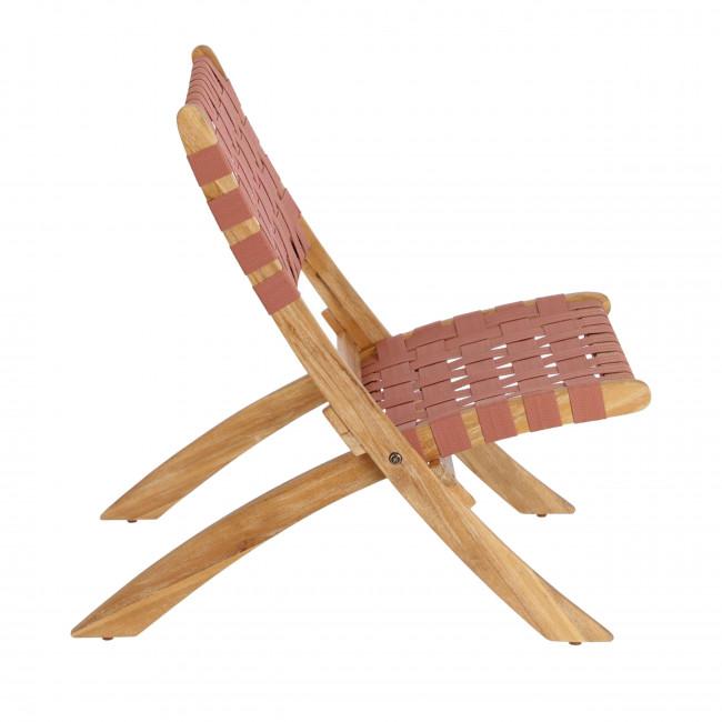 Chaise pliante design en bois - CHABELI Rose - Kave Home