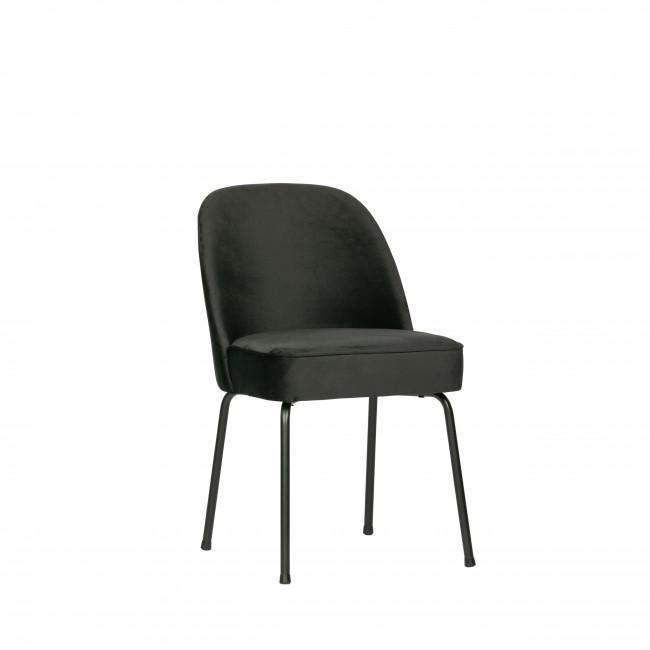 Lot de 2 chaises design en velours - VOGUE Noir - BePureHome