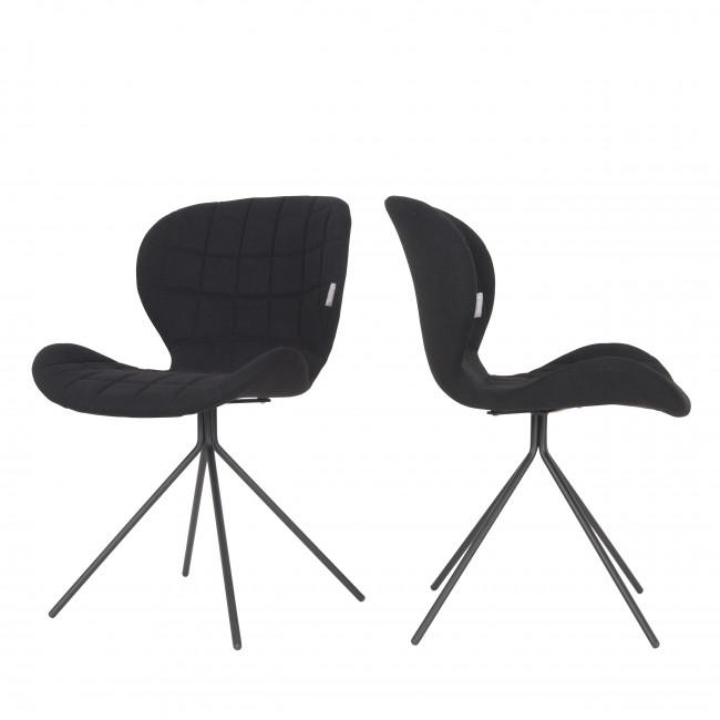 Lot de 2 chaises design - OMG Noir - Zuiver