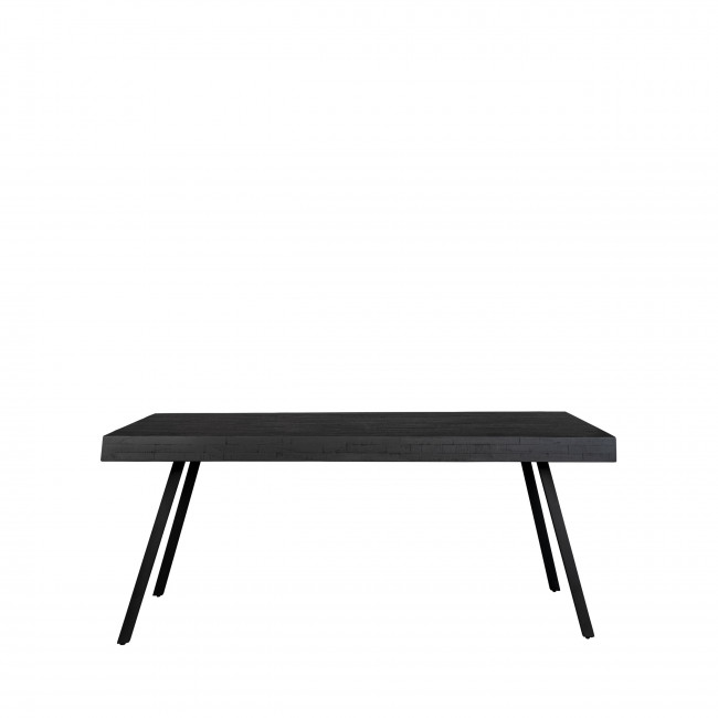 Table à manger en teck recyclé 160x78cm - SURI Noir - Drawer