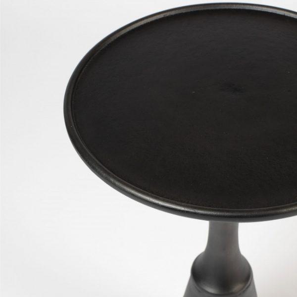 Table d'appoint ronde en métal ø35cm - NOAH Noir - Drawer