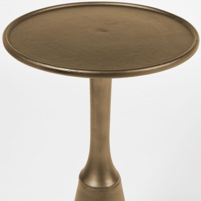 Table d'appoint ronde en aluminium ø30cm Drawer - TÉMARA