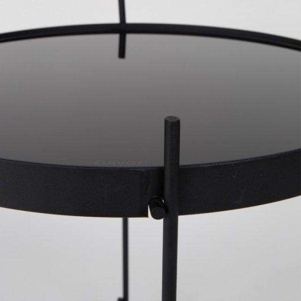 Table basse design ronde Large - CUPID Noir - Zuiver