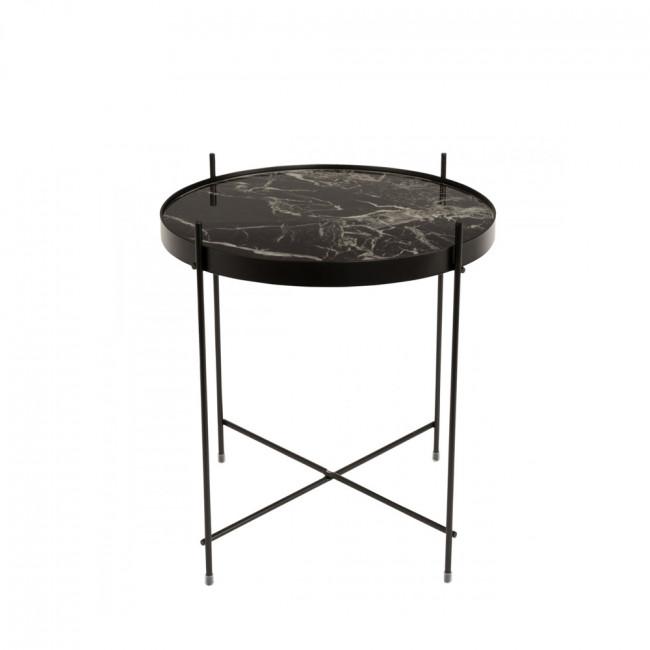 Table basse design ronde S - CUPID MARBLE Noir - Zuiver