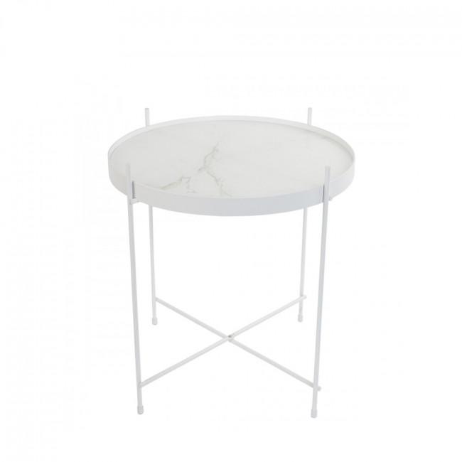 Table basse design ronde S - CUPID MARBLE Blanc - Zuiver