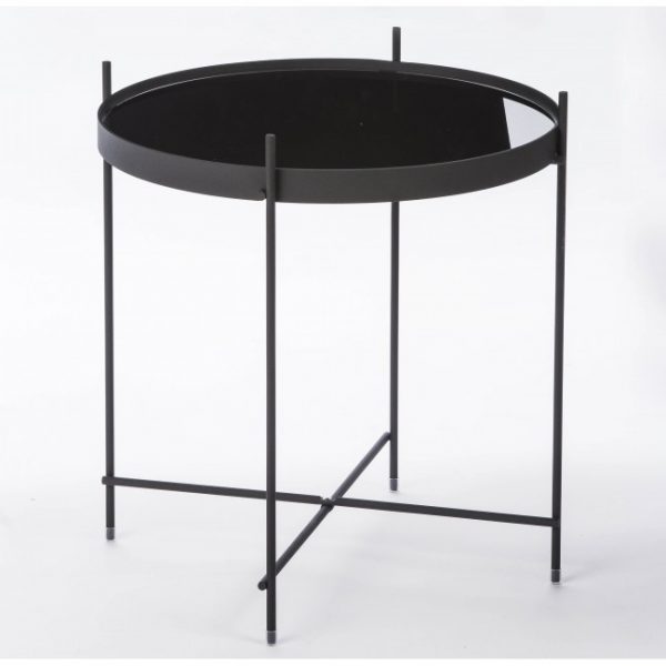 Table basse design ronde Small - CUPID Noir - Zuiver
