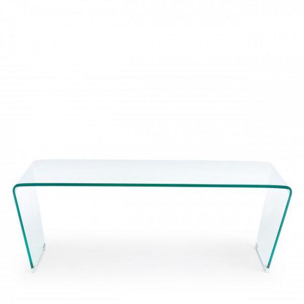 Table basse en verre 120x60 cm - BURANO Transparent - Kave Home