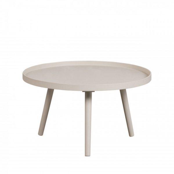 Table d'appoint ronde bois ø60cm - MESA Beige - Woood