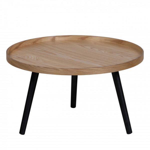Table d'appoint ronde bois ø60cm - MESA Bois clair - Woood