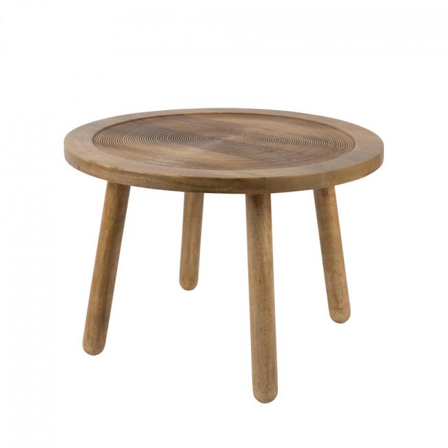 Table d'appoint ronde bois ø60cm - DENDRON Bois clair - Zuiver
