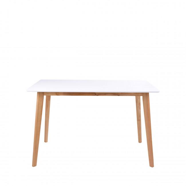 Table à manger en bois 120x70cm - VOJENS Blanc - House Nordic