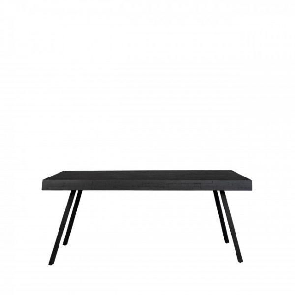 Table à manger en teck recyclé 180x90cm - SURI Noir - Drawer