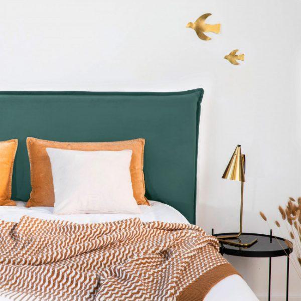 Tête de lit en velours 170 cm - MACBETH Vert d'eau - Drawer