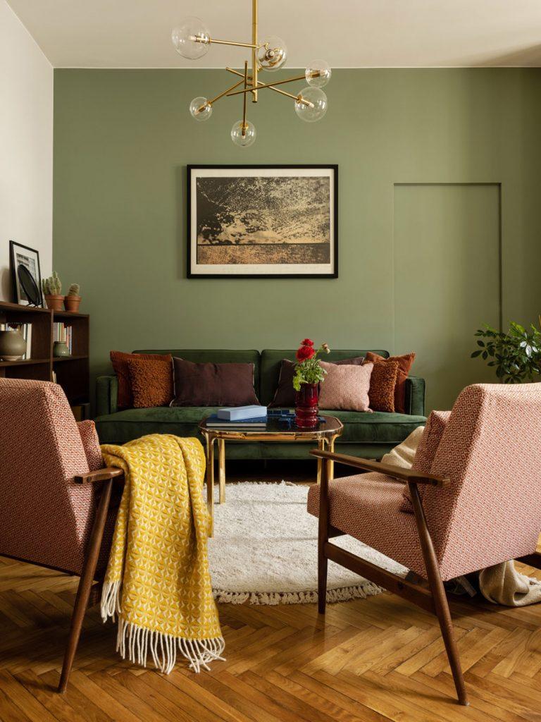 Un superbe appartement avec du mobilier retro et avec de magnifiques couleurs 5