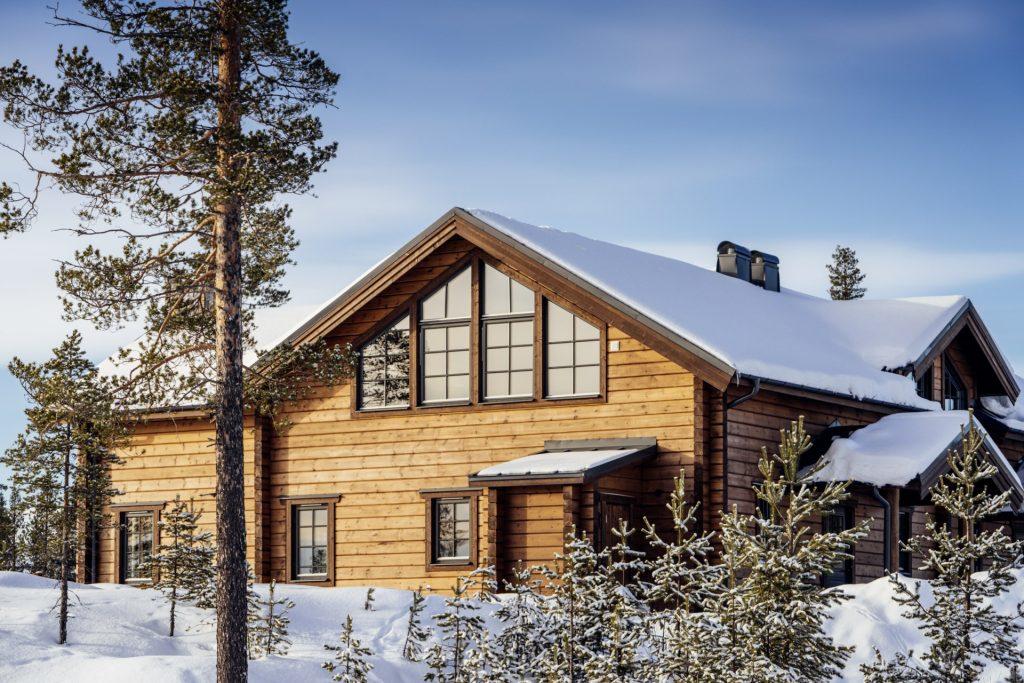 Une chaleureuse maison en bois situee a la montagne avec une vue imprenable 1