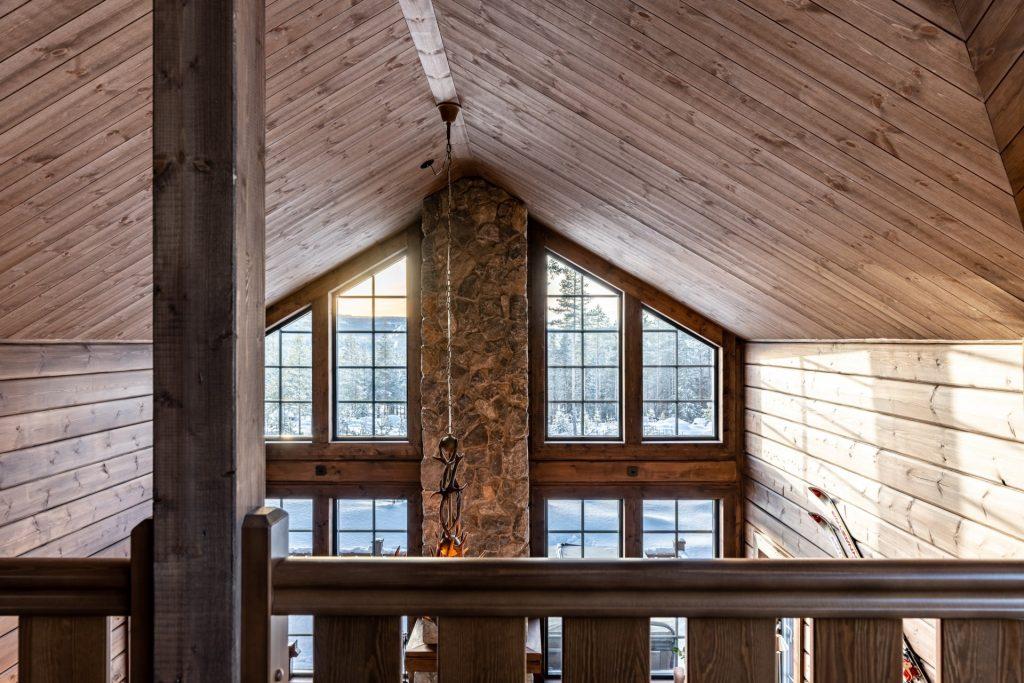 Une chaleureuse maison en bois situee a la montagne avec une vue imprenable 15