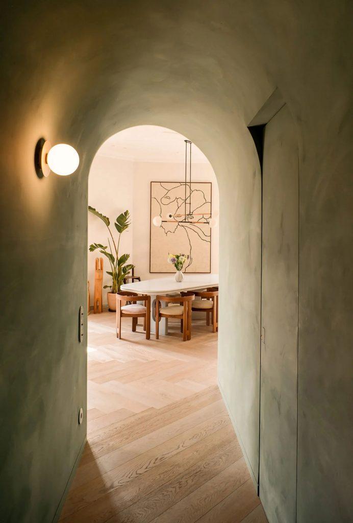 Arches et formes organiques decouvrez cet appartement lumineux et cosy 4