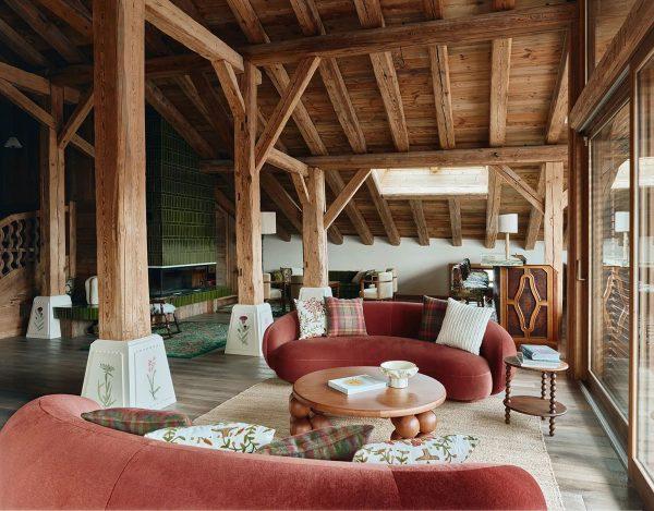 Évasion à Megève : cette ancienne ferme a été transformée en un chalet ...