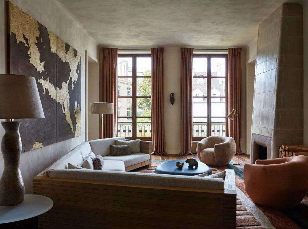 Un interieur tactile et exotique decouvrez cette maison parisienne realisee par Pierre Yovanovitch 2