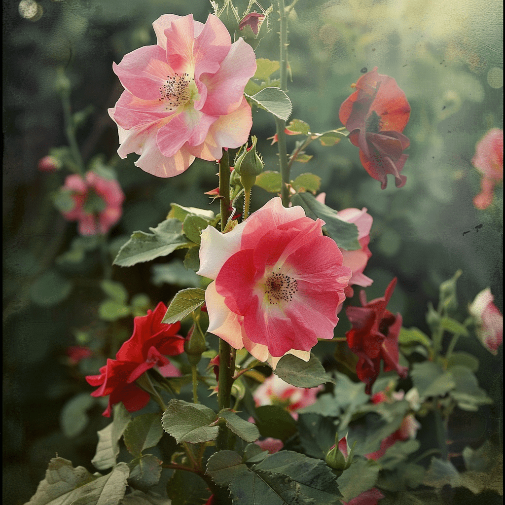 Cultivez la rose tremiere pour un jardin eblouissant tout lete 4