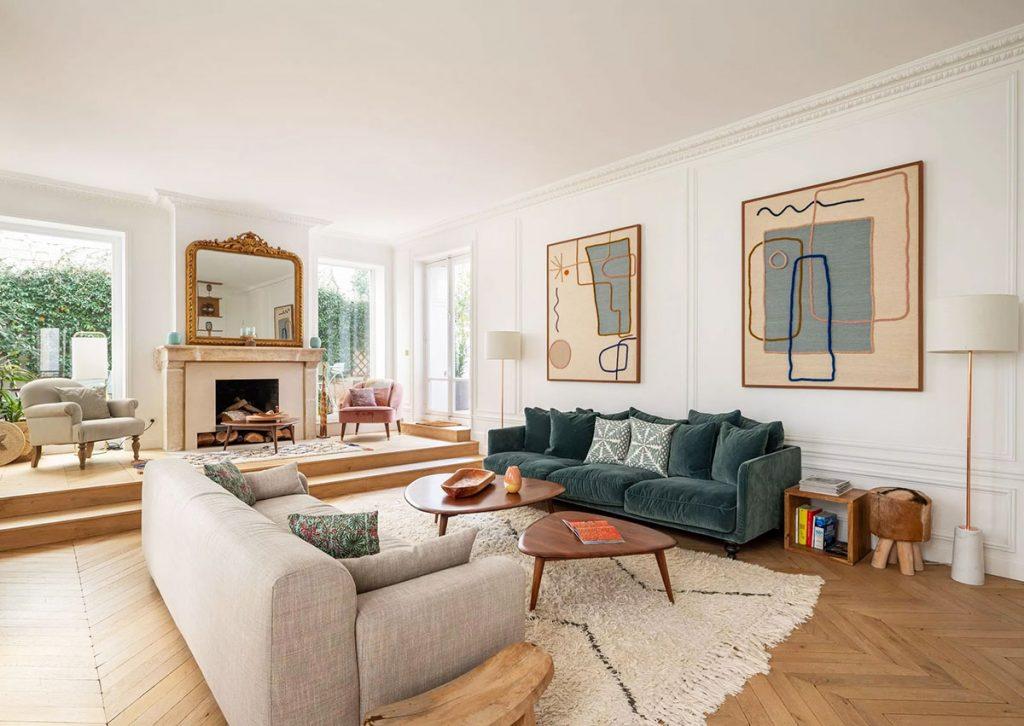 Decouvrez le charme inegale dun appartement parisien ou lhistoire rencontre le luxe moderne 16