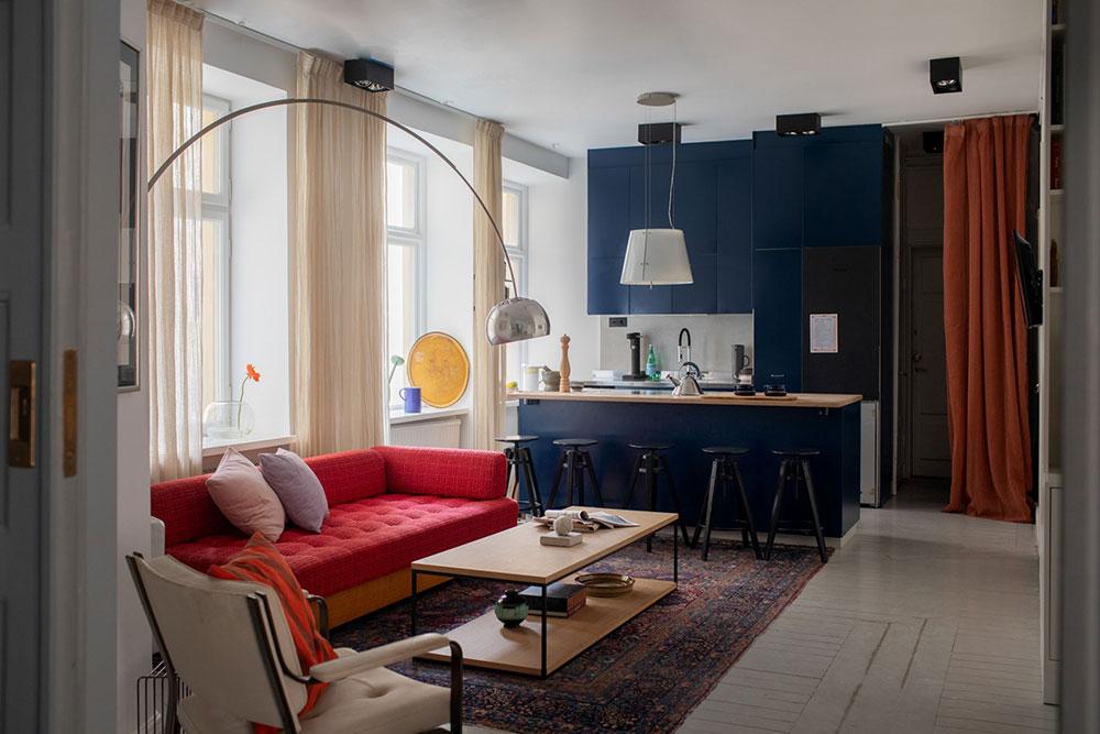 Plongez dans un univers de couleurs cet appartement bouscule les codes du style scandinave 16