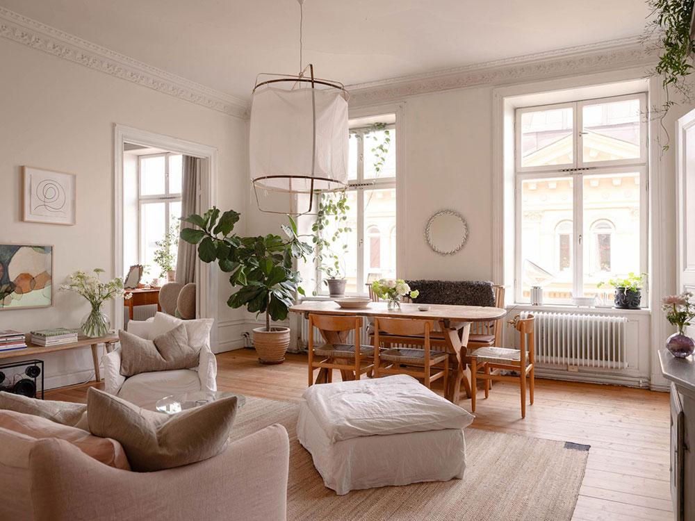 Un joli et lumineux appartement de 82 m2 decore dans un style scandinave 2