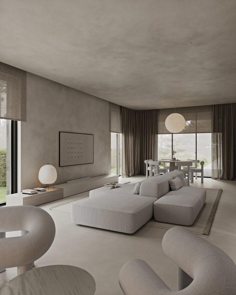 Une magnifique maison de 107 m2 a linterieur greige qui reinvente le minimalisme luxueux 9