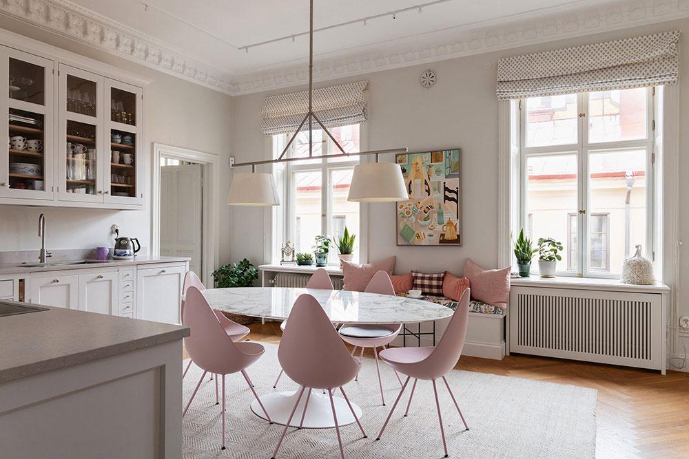 Decouvrez ce sublime appartement scandinave avec des couleurs pastel aux touches feminines 31