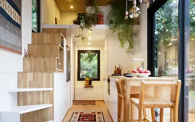 Decouvrez une tiny house de seulement 16 m2 parfaitement amenagee et optimisee 4