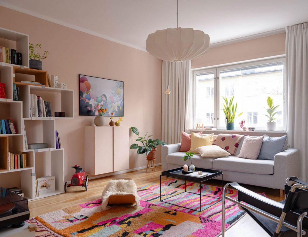 Un appartement scandinave aux tons pastels parfaitement agence 19