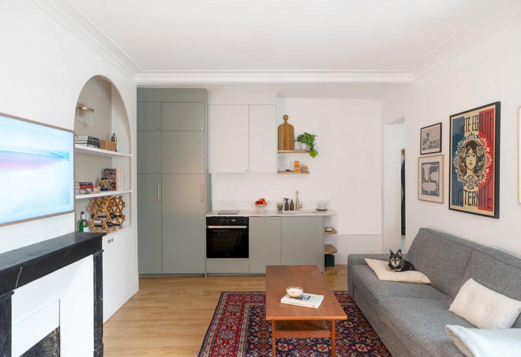 Une incroyable transformation pour ce petit appartement parisien de seulement 40 m2 5