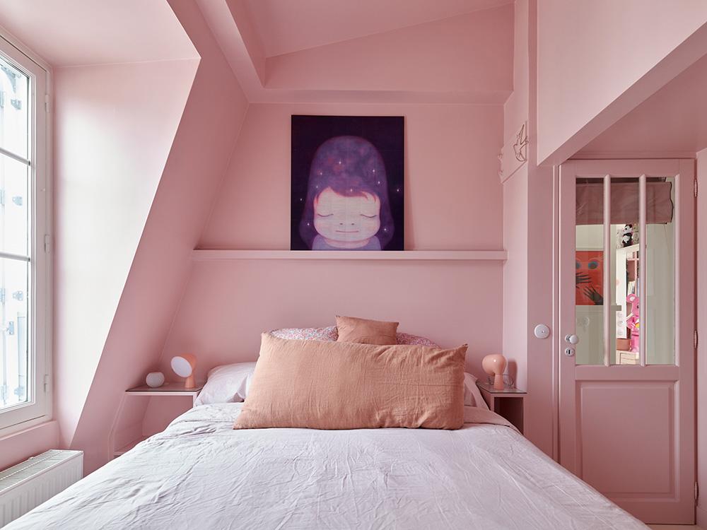 Vous aimez le rose Ce petit appartement de 54 m² avec mezzanine va vous faire craquer 4